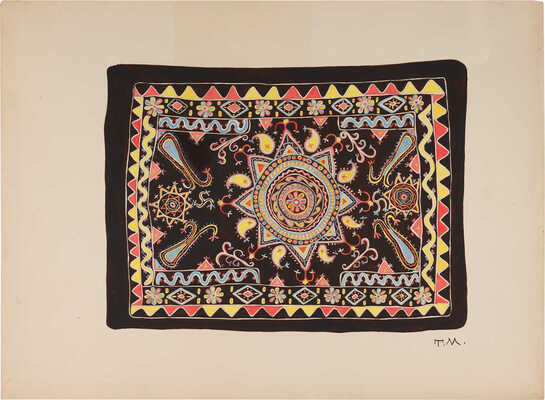 Маврина (Лебедева) Татьяна Алексеевна.  Восточный ковер № 4